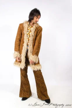 Paisley Rave 1970s Cord Bellbottoms