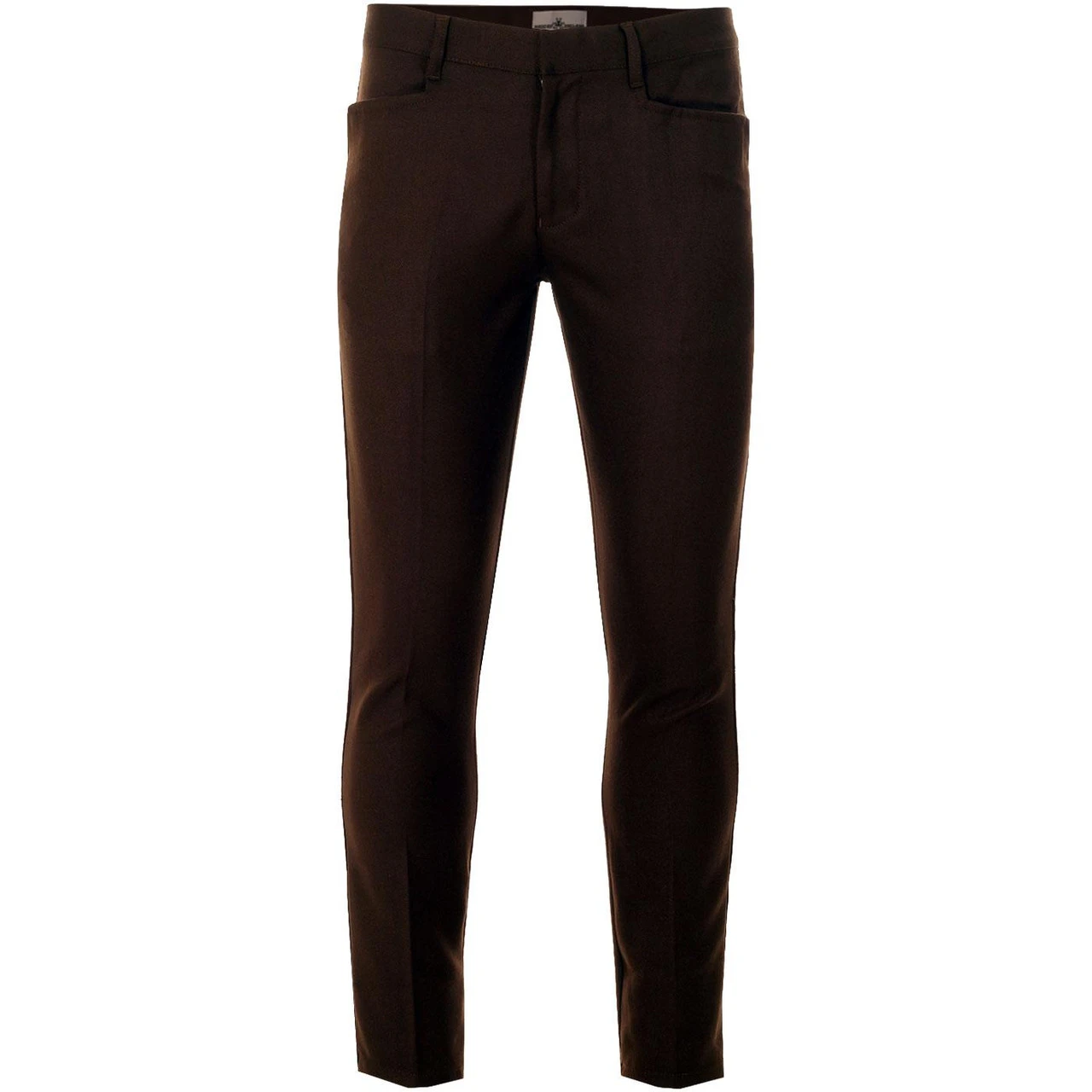 Logan Slim Mod Hopsack Trousers Bu - Image 7