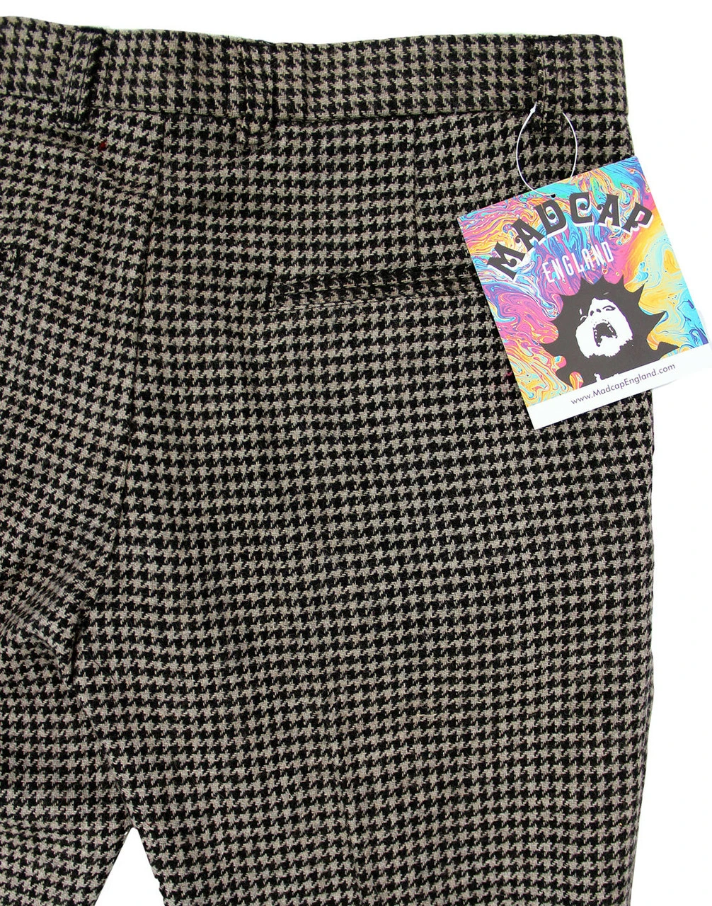 Dylan 1960s Mod Dogtooth Trousers - Image 2