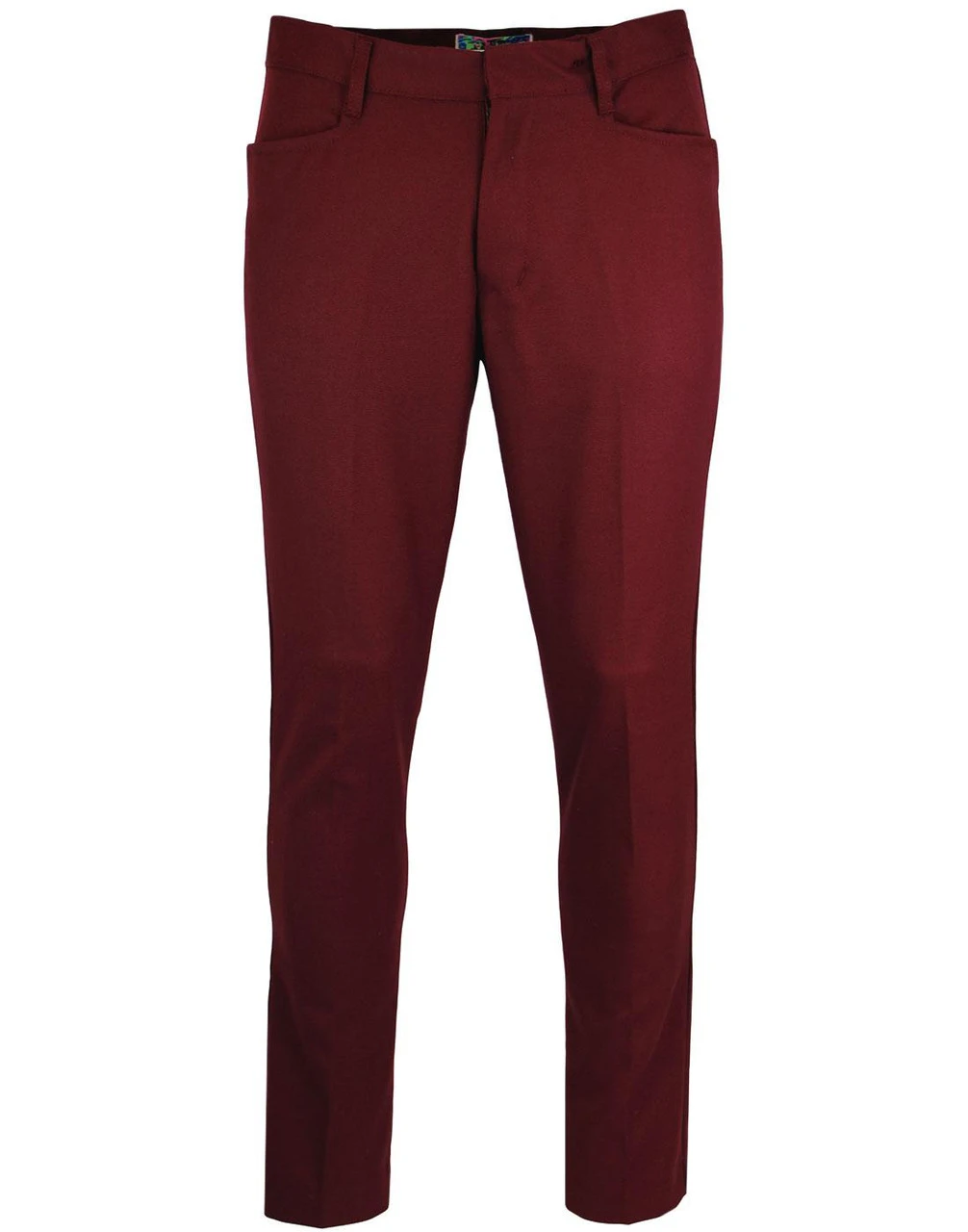 Logan Slim Mod Hopsack Trousers Bu - Image 6