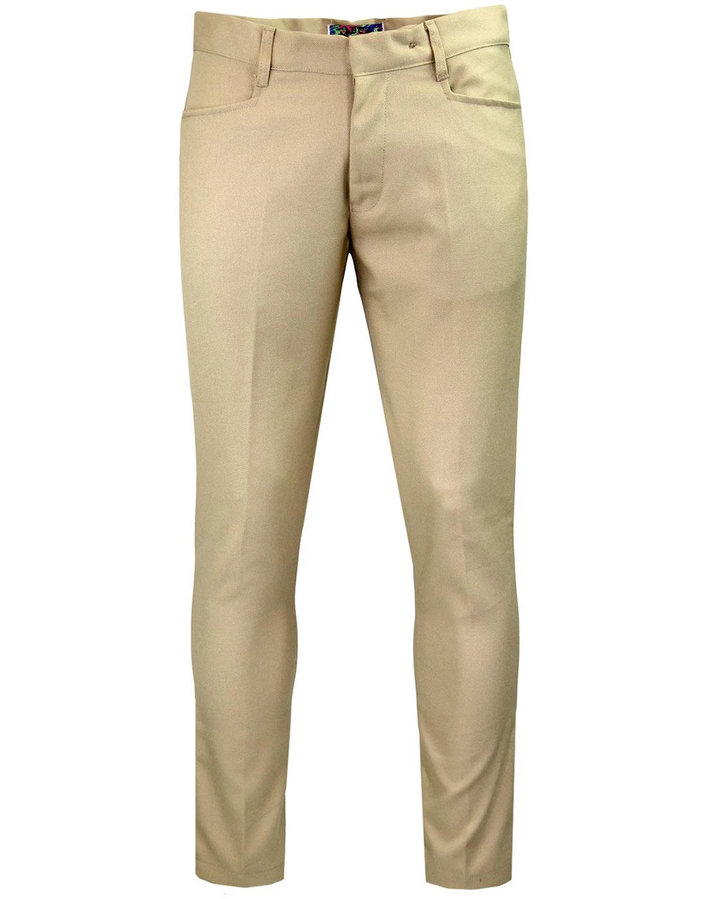 Logan Slim Mod Hopsack Trousers Bu - Image 4
