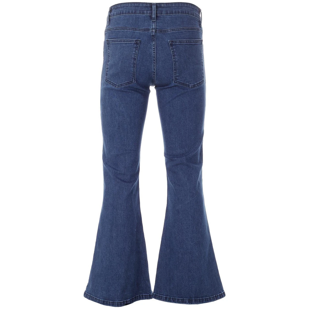 Rock 70s Blue Stitch Flares (BW) - Image 2