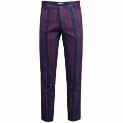 Offbeat Slim Leg Stripe Trousers