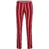 Spectrum Stripe Slim Leg Cords RED