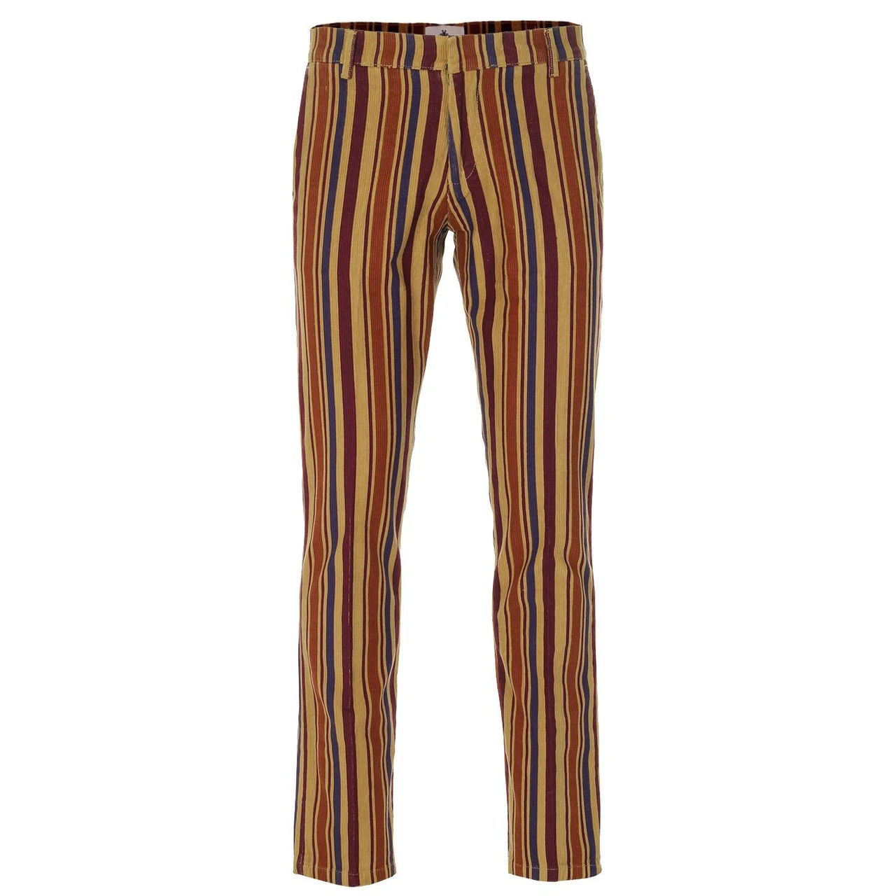 Psycho Striped Slim Cord Trousers