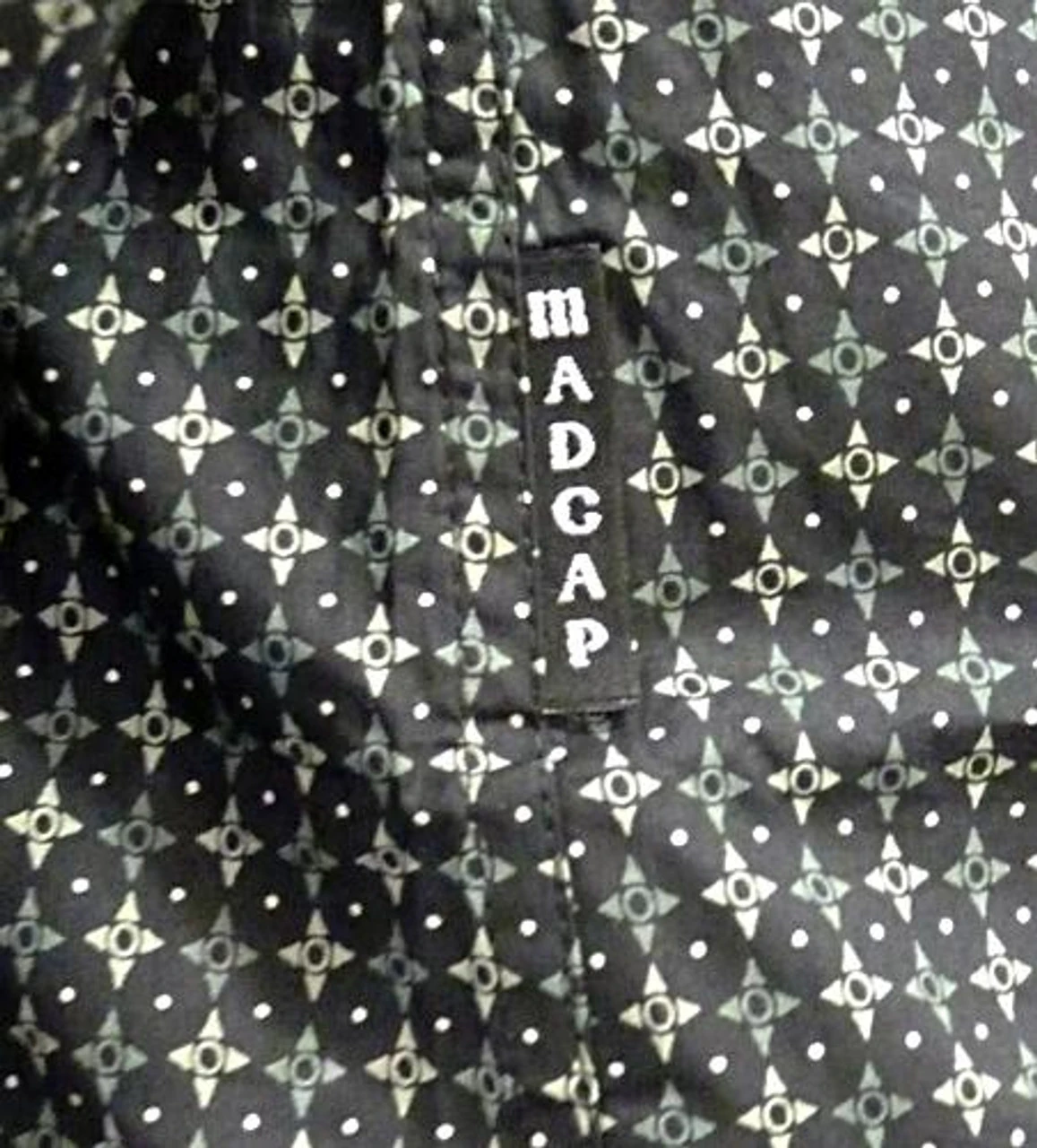 MADCAP 'Clapton' Mens Mod Round Collar Shirt (B) - Image 3