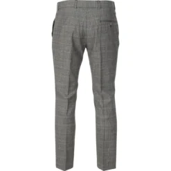 60s Mod Pow Check Suit Trousers (G)
