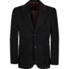 Montana Retro 70s Cord Blazer BLACK