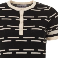 Zinnia Retro Mod Dash Knitted Dress