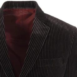 Serge Mod Velvet Pinstripe Blazer