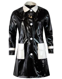 Robin Mod 2 Tone PVC Raincoat (V)