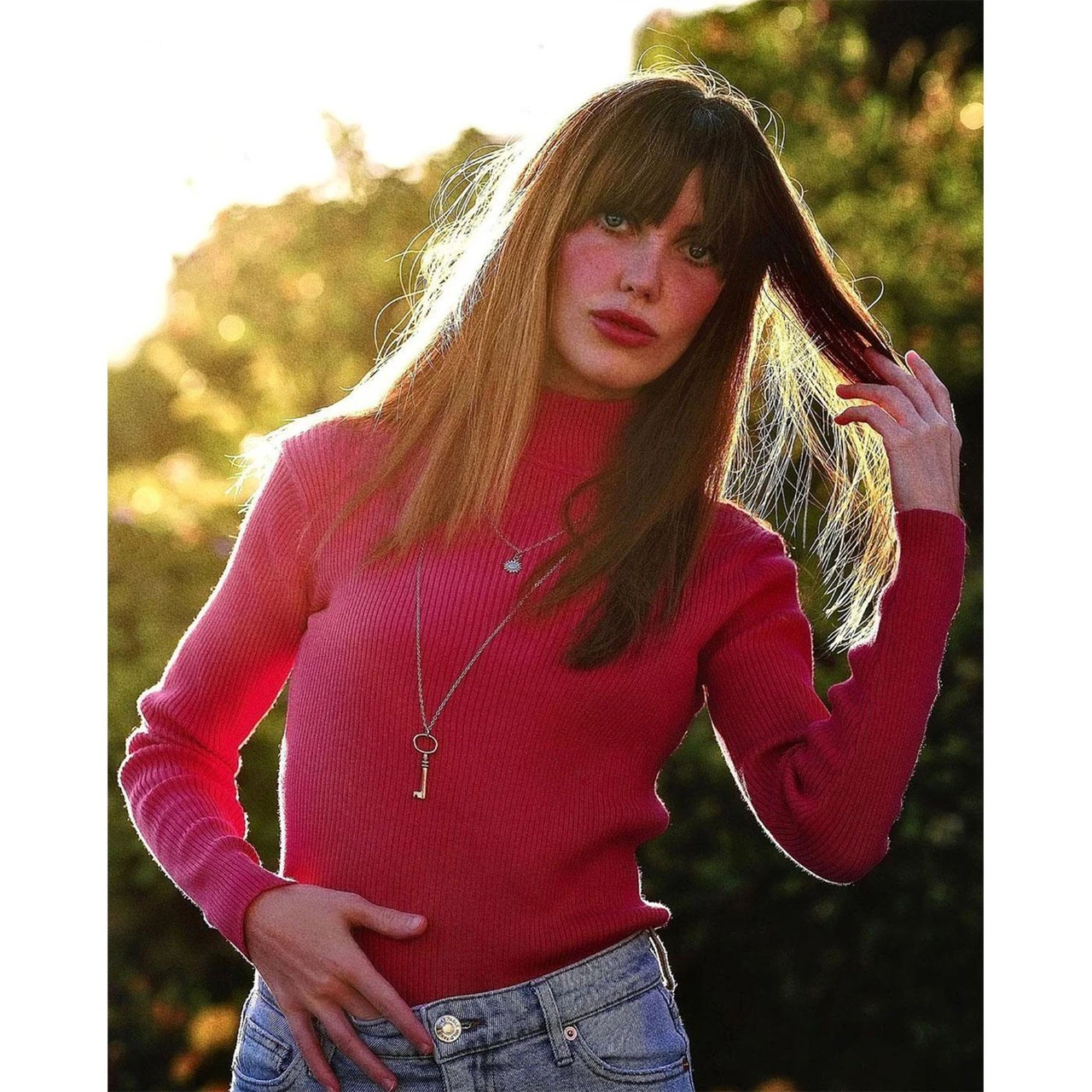 Brigitte Ribbed Turtleneck Top (IP) - Image 5