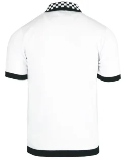 Charlie Ska Check Collar Polo Top B