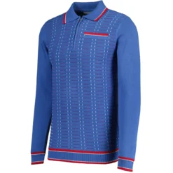 Coltrane Mod Jacquard Knit Polo Z