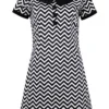 Dollierocker Zig Zag 60s Mod Dress