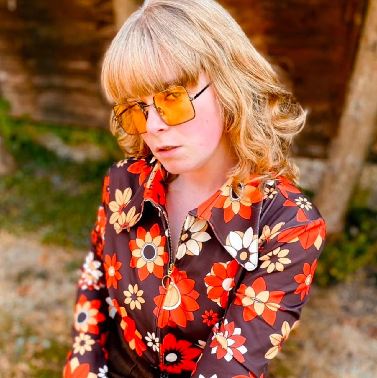 Harrison 60s Square Sunglasses G - Image 3