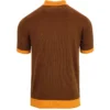 Hendrix 60s Mod Tile Knit Zip Polo