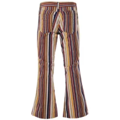 Killer Stripe Retro 70s Cord Flares