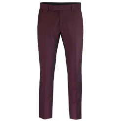 Mod Mohair Tonic Trousers BURGUNDY