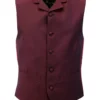 Mod Mohair Burgundy Tonic Waistcoat