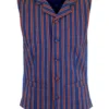 Mod Regatta Stripe Lapel Waistcoat