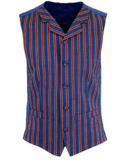 Mod Regatta Stripe Lapel Waistcoat