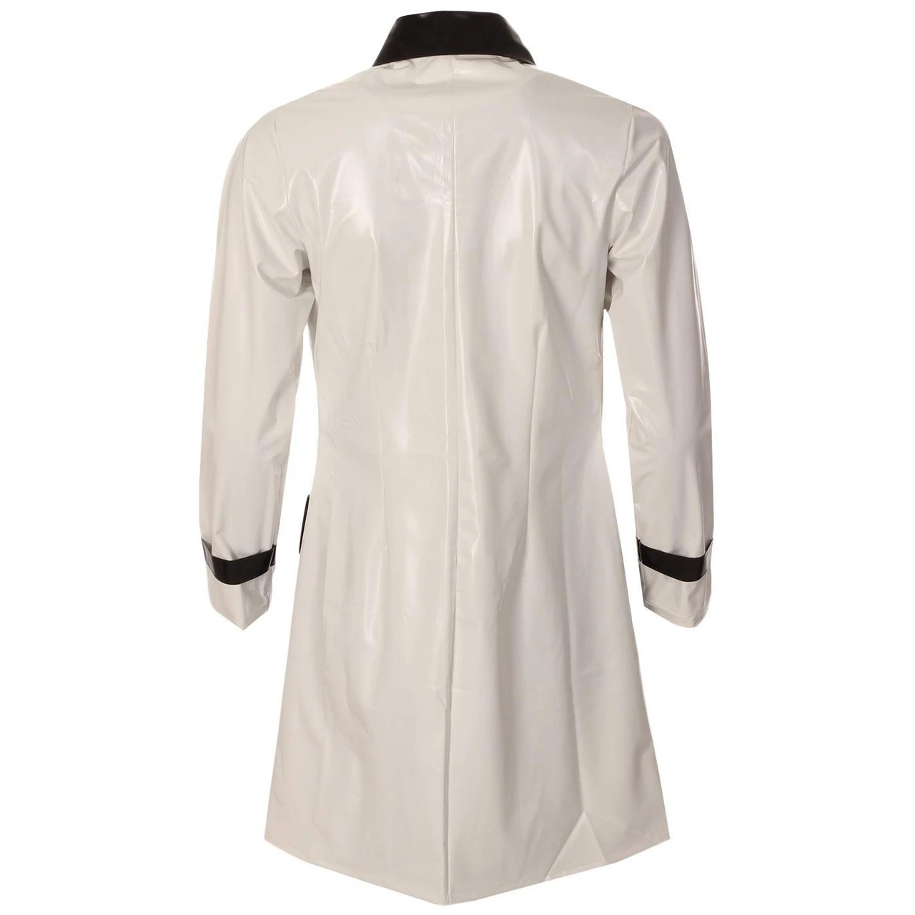 Robin Mod 2 Tone PVC Raincoat (W/B) - Image 15