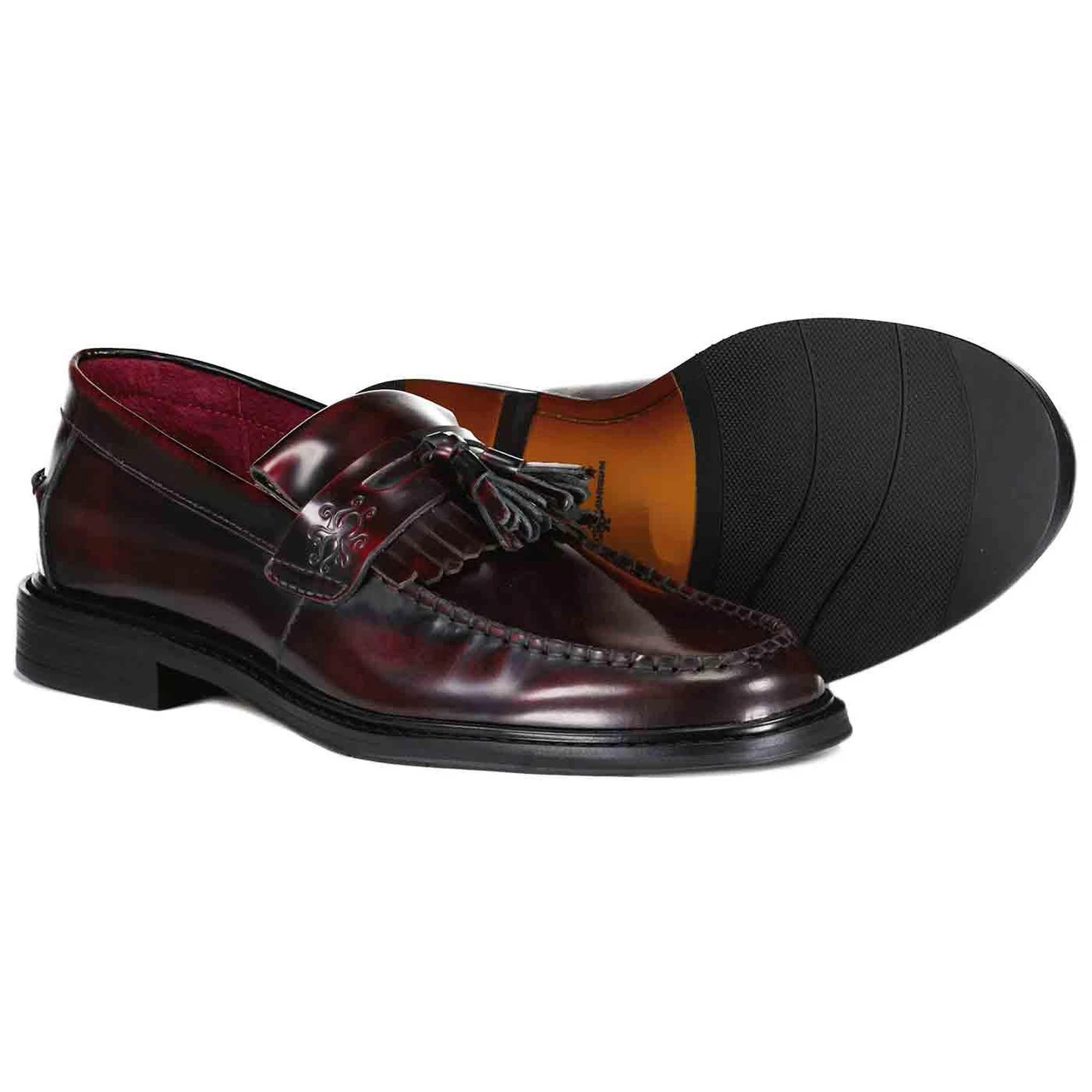 Rock Steady Mod Tassel Loafer BORDO - Image 5