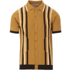Shockwave Mod Stripe Knit Polo (AY)