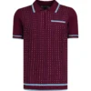 Miles Mod Jacquard Knit Polo (Z)