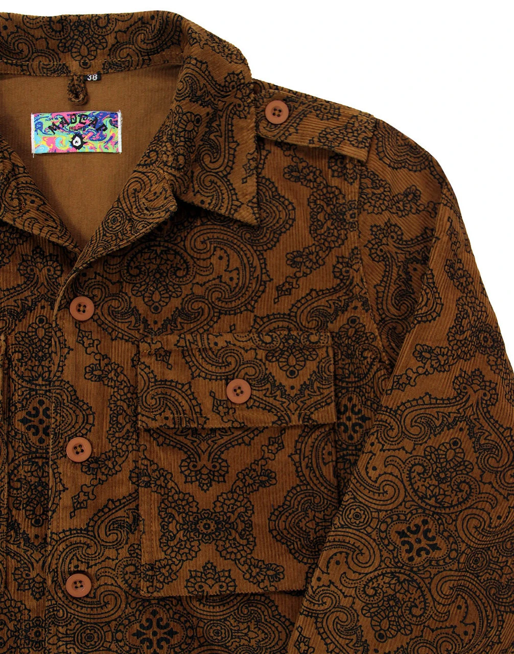 Paisley Lennon 60s Mod Cord Jacket - Image 5