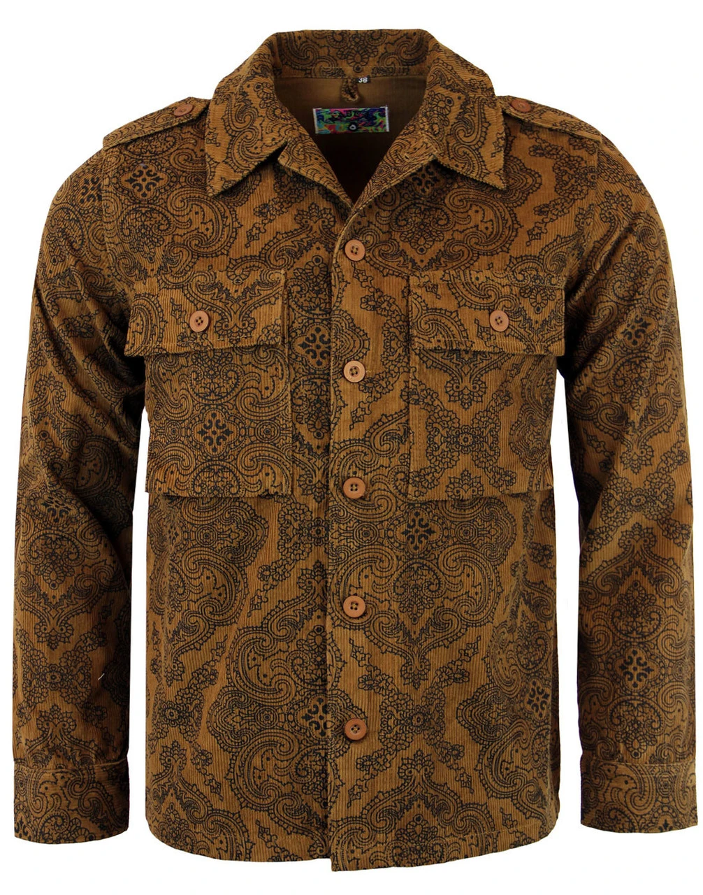 Paisley Lennon 60s Mod Cord Jacket - Image 3