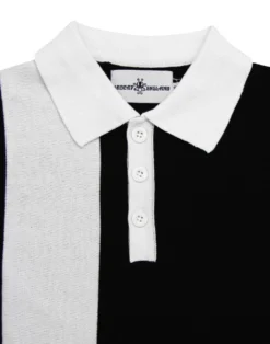 Capone Mod Ska Two Tone Knit Polo
