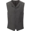 Mohair Tonic Lapel Waistcoat SILVER