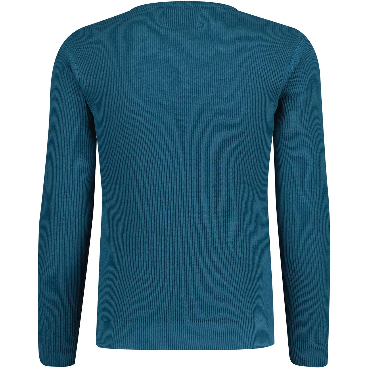 Caine Ribbed Grandad Top (Rust) - Image 4