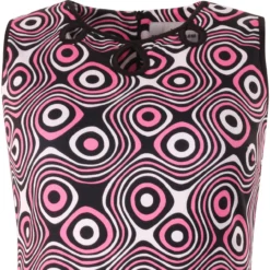 Lazy Daisy Retro Mod Op Art Dress P