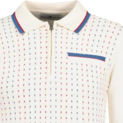 Coltrane Mod Jacquard Knit Polo SW