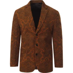 Paisley Rave Cord 3 Button Blazer T