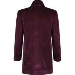 In Crowd High Collar Velvet Jacket