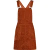 Marlo 1960s Cord Pinafore Dress (G)
