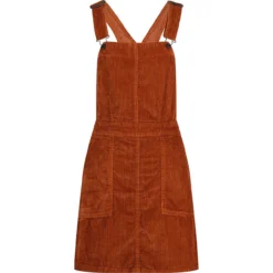 Marlo 1960s Cord Pinafore Dress (G)
