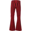 Holy Roller Retro Stripe Flares B/W