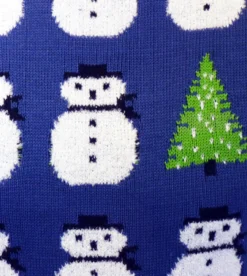 Frosty Retro 70s Indie Snowman Christmas Jumper BL