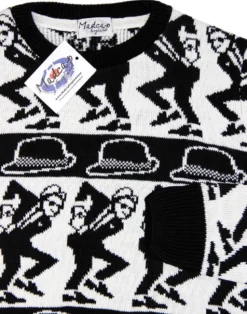 Ska Fairisle Retro Mod Intarsia Rudeboy Jumper